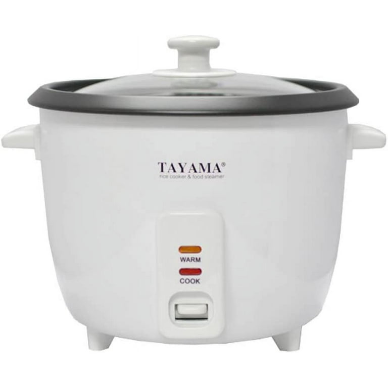 Tayama Rice Cooker with Steam Tray 3 Cup, White - Product Review 