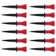 thumbnail image 1 of Greeniant Paquete de 12 tees de golf, portabolas de plástico, accesorios de práctica portátiles para interiores y exteriores, para Golf Rojo 76 mm, 1 of 6