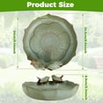 thumbnail image 2 of LINFANG Ceramic Bird Bath for Outside Weather Resistant Bird Bath Bowl Only Vintage Birdbath for Outdoors Garden Tabletop Deck Balcony and Lawn, 2 of 9
