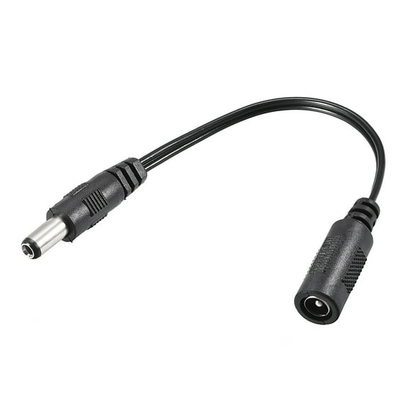 Uxcell Tip Adapter Connectors Converter 5.5x2.1mm to 5.5x2.5mm 17cm DC Power Connect 2pack