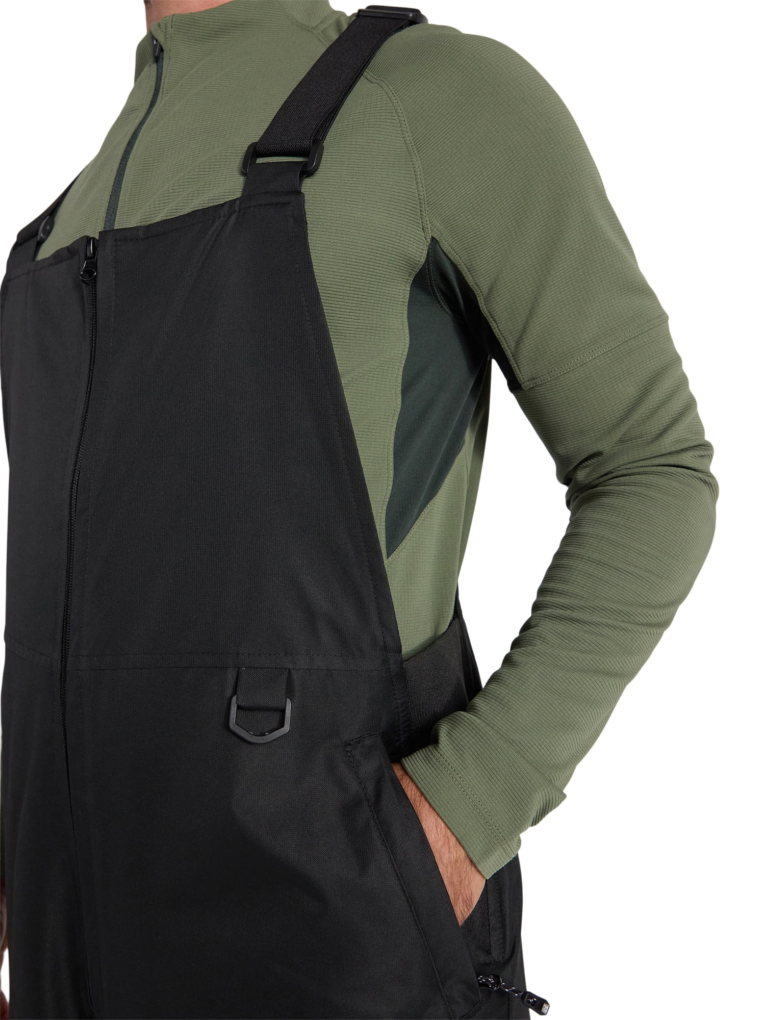 Ozark Trail Men's High Rise Snow Bib, Sizes S-5XLT