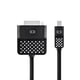 thumbnail image 1 of CABLE MINI DISPLAY PORT A DVI BELKIN NEGRO, 1 of 3