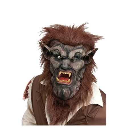 Wolf Man Mask - Brown