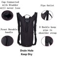 thumbnail image 3 of Tactical Water Hydration Pack, Camel Backpack, 3l Water Bladder Backpack, Leakproof For Running Cycling Hiking, 3 of 5