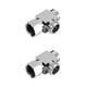 thumbnail image 2 of Válvula desviadora Speravity conector de 3 vías latón plata tamaño compacto 2Conjunto, 2 of 6