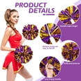 thumbnail image 2 of 14 Inch Large  Cheerleading Pom Poms, Metallic Shiny Double Head Cheer Pom Poms with Comfort Grip Handle for Sports Party Festival（2 pcs), 2 of 4
