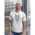 thumbnail image 2 of Blue Fur Year Of The Goat T-Shirt Men -Image by Shutterstock, Male 3X-Large, 2 of 4
