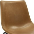 thumbnail image 3 of Tabouret de Bar en Faux Cuir 30 Pouces 2 pack - Marron Whisky, 3 of 3