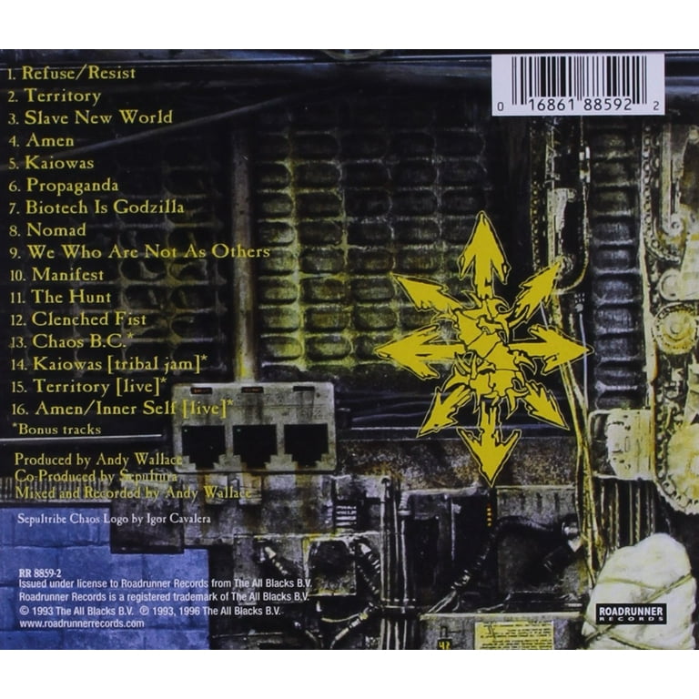 Sepultura - Chaos A.D. - Music & Performance - CD - Walmart.com