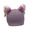 thumbnail image 3 of Quzzie Ski Helmet Cover Knitted Hat Fun Animal Ear Universal Helmet Accessory Wind Resistant Scratch Protection Winter Headgear Suitable for Snowboarding Skiing Team Use Purple, 3 of 8