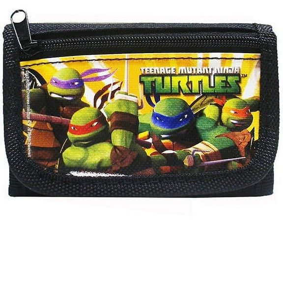 Ninja Turtles Black Trifold Wallet
