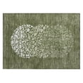 thumbnail image 2 of Addison Rugs Chantille Indoor/Outdoor Transitional Circles Olive Washable Rectangle Rug, 1'8" x 2'6", 2 of 6