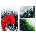 thumbnail image 4 of Christmas Color Ribbon Christmas Tree Ribbon Bow Knot Garland Ornaments Dark Green White Christmas Tree Decor, 4 of 8
