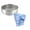 Blue Set2, variant on Flour Funnel for KitchenAid Mixer – Stand Mixer Attachment for 5-Quart Tilt-Head Models (KSM150), Ideal for Flour, Egg Liquid & Dry/Wet Ingredients,5 Colors Are Available