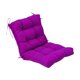 thumbnail image 3 of Cojín de poliéster con respaldo para mecedoras y sillas de cocina. violeta, 3 of 8