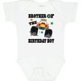 thumbnail image 3 of Inktastic Brother of the Birthday Boy Truck Boys Baby Bodysuit, 3 of 5
