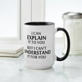thumbnail image 4 of CafePress - Engineers Motto Cant Understand It For You Mugs - 15 oz Ceramic Large White Novelty Mug, 4 of 4