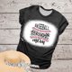 thumbnail image 2 of Mujeres Casual Béisbol Mamá Tie-dyed Impreso Manga corta Cuello redondo Pullover Blusa Camiseta Tops OAVQHLG3B Store lin121212, 2 of 5