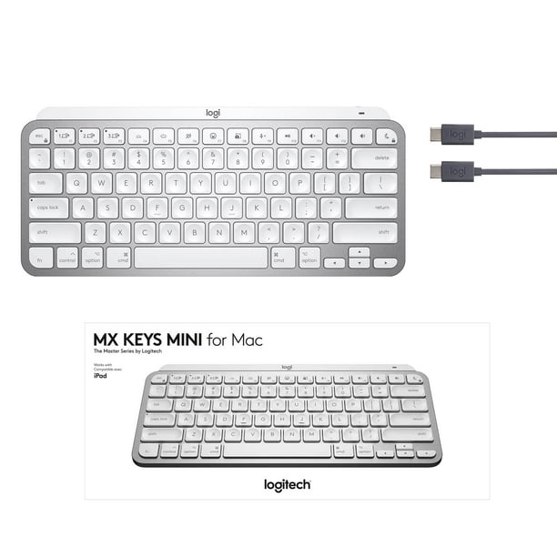 Logitech MX Keys Mini for Mac ホワイト Amazon.com: Logitech MX Keys Mini Minimalist Wireless