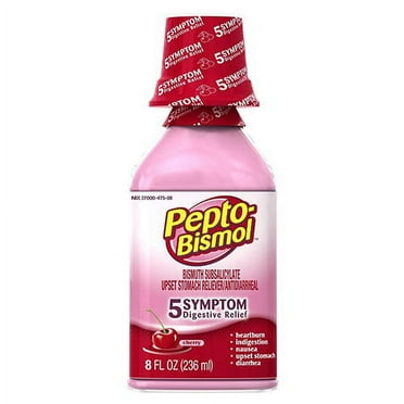 Pepto-Bismol Liquid Cherry, Upset Stomach Liquid - 8 Oz, 3 Pack