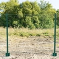 thumbnail image 4 of OUYAWEI 6pcs 7FT Metal Fence Post T Post Wire Fence Lawn Garden Green, 4 of 6