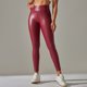 thumbnail image 2 of Gibobby Pantalones de Casuales Leggings de yoga para mujer con bolsillo de PU, corte ceñido, mallas deportivas con forro polar, pantalones elásticos de cintura alta(Rojo， XL), 2 of 5