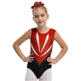 thumbnail image 6 of vastwit Gymnastics Outfit for Girls 4pcs Figure Ice Skating Training Suit Dance Leotard with Shorts Leggings Hairband Burgundy&Black 12, 6 of 8