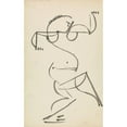 thumbnail image 2 of Henri Gaudier-Brzeska 13x18 Gold Ornate Wood Frame and Double Matted Museum Art Print Titled - Dancing Figure (1910 - 1915), 2 of 4