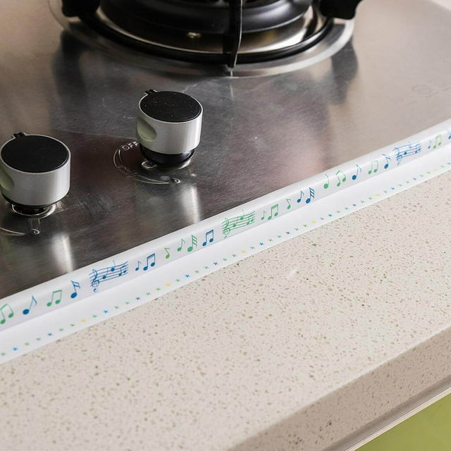 Waterproof Sealing Tape for Bathroom Kitchen Floor Waterproof Sealing 3.8x320cm Music
