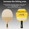 thumbnail image 4 of Portable Table Tennis Racket Base Hexagon Table Tennis Racket Bottom Plate Portable Table Tennis Racket Bat Enduring, 4 of 9
