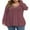 A-Wine, variant on Mengpipi Womens Plus Size Tops Criss Cross V Neck Long Sleeve Fall Casual Shirt 1X-5X