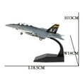 thumbnail image 3 of 1100 de ,Modelo de avión a presión Strike Fighter,1 modelo de exhibición de de 100 con soporte, Strike Fighter Modelo de aleación CUTICAT 1100 aviones de combate, 3 of 8