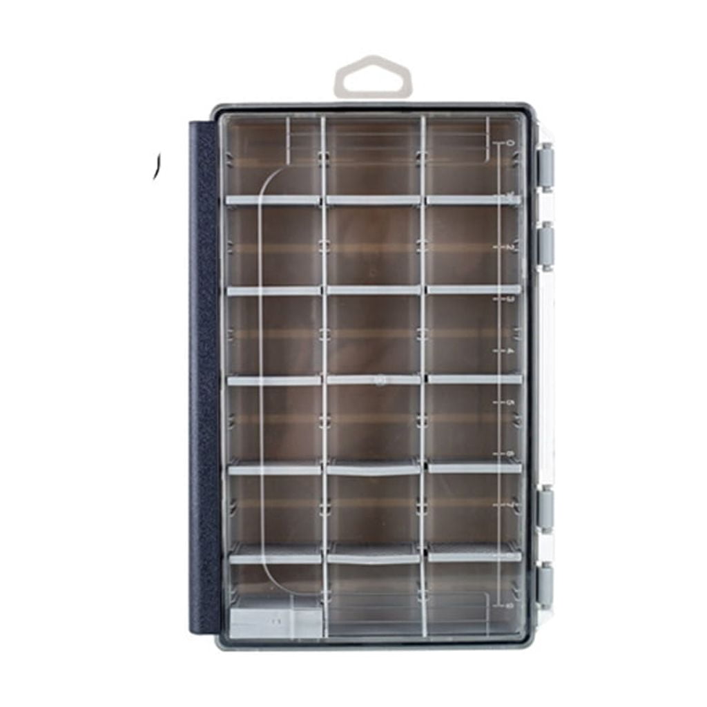 Lure Storage Box Waterproof Organizers Fishing Tackle Box Portable Storage Tray Clear Lid Tray Box Baits Separator