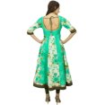 thumbnail image 5 of Bimba Designer Cotton Dress Long Flaired Kurti Party Wear Kurta Blouse, 5 of 7