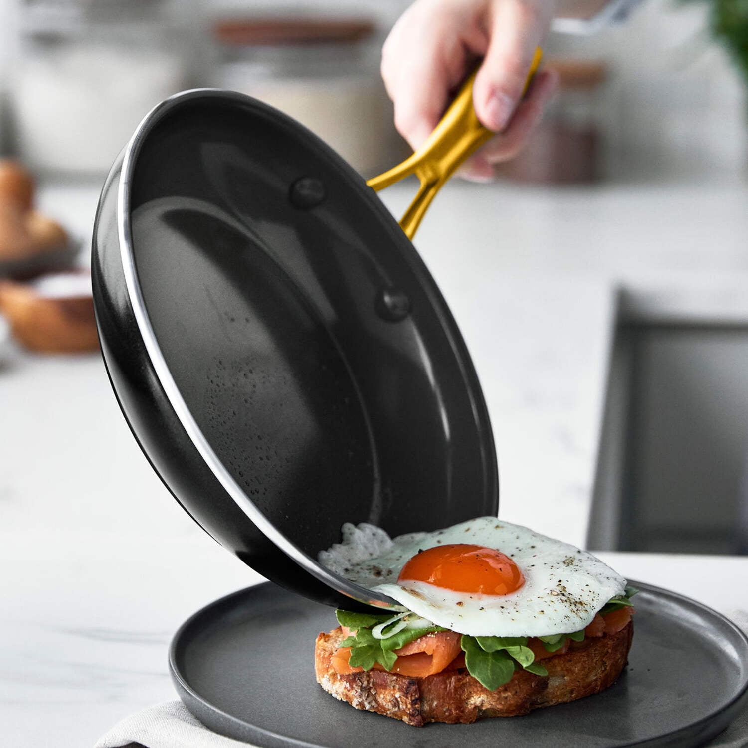 GreenPan Studio Ceramic Nonstick 12" Frying Pan with Lid