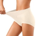 thumbnail image 4 of Womens Underwear Women's Seamless Underwear Breathable Mid Waist Tummy Control Comfortable Women's Panties Soft Stretchy Everyday Wear Comfortable Underwear for Women, 4 of 8