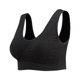 thumbnail image 5 of Sujetador deportivo sin costuras para mujerchaleco inalámbricosujetador de entrenamiento físico superior (negro M) Likrtyny Para estrenar, 5 of 9