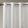 thumbnail image 4 of Madison Park Cecily Rayon Polyester Burnout Printed Window Panel in Aqua Blue, 4 of 5