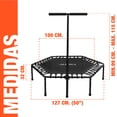 thumbnail image 4 of Trampolin de Ejercicio ALTERA TRHE-01 Fitness Hexagonal 50 Pulgadas, 4 of 8