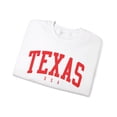 thumbnail image 3 of Texas TX Sweatshirt Gifts Crew Neck Shirt Long Sleeve Unisex, 3 of 7