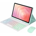 thumbnail image 1 of Funda con Teclado Retroiluminado Rainbow para Samsung Tab S11 11" (SM-X730/SM-X736B) - Menta, 1 of 5