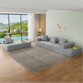 thumbnail image 3 of Gray Boneless Couch, Sectional Couches for Living Room, Modern Modular Sofa, 4-Seater with 2 Ottomans and Oversized Chaise, 3 of 10