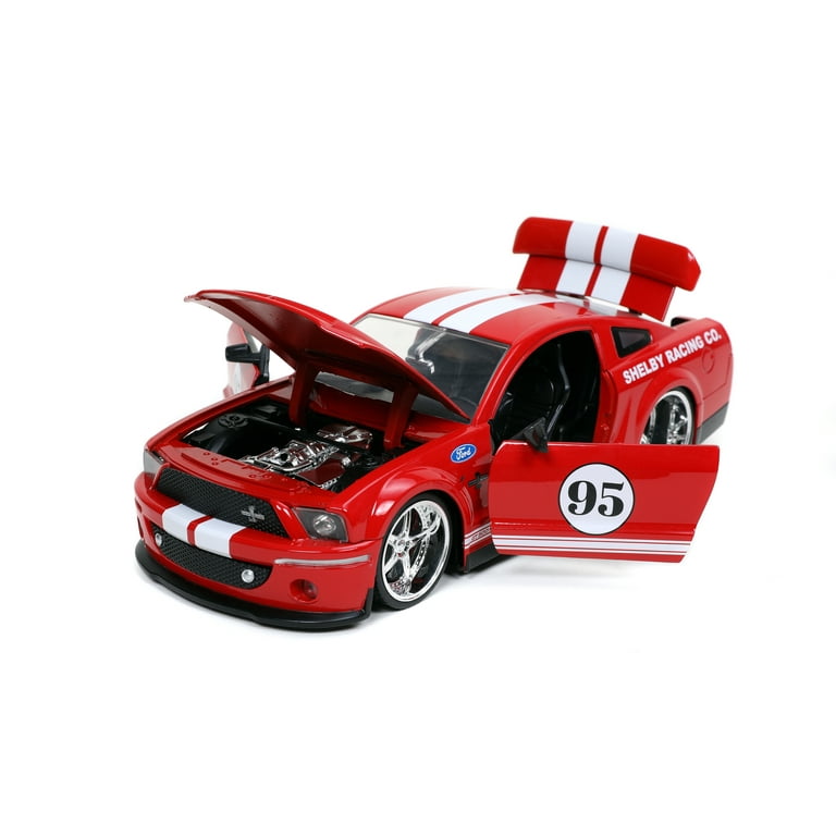 Jada 31867 2008 Ford Mustang Shelby GT-500KR No.95 Red with
