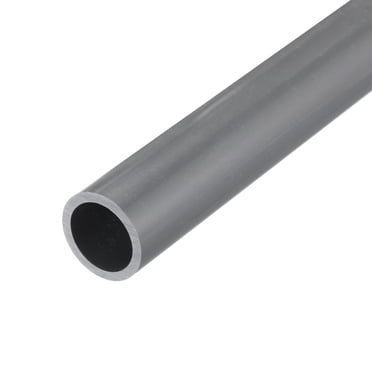 QUARKZMAN Tubo Rigido Rotondo in PVC 20,6mm ID 26mm OD 8 Lunghezza Grigio Chiaro ad Alta Resistenza per Tubi d'Acqua, Artigianato, Guaina Cavi