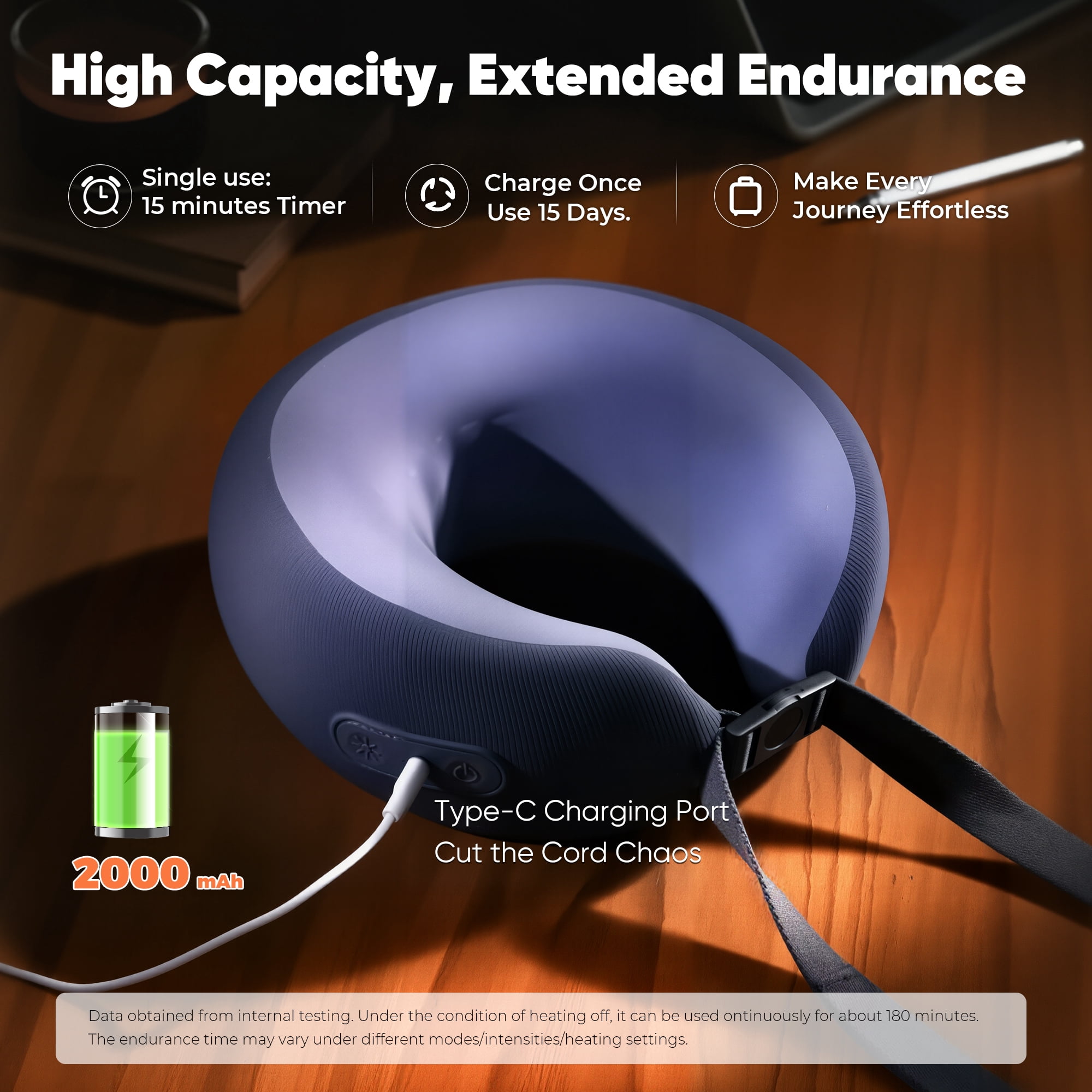 Neck Massager for Deep Tissue,Shiatsu Neck Massager with Heat,Rechargeable 3D Kneading for Home Office Car Travel,Gifts for Women Men
