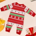 thumbnail image 5 of Onlypjs Family Matching Christmas Pajamas Set – Red & Green Festive Print Holiday Sleepwear for Women, Men – Cozy Winter Loungewear for Couples & Families, 5 of 6