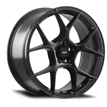 1 Konig 18x8 5X110 40 107GB Diverge GLOSS BLACK Wheel Rim