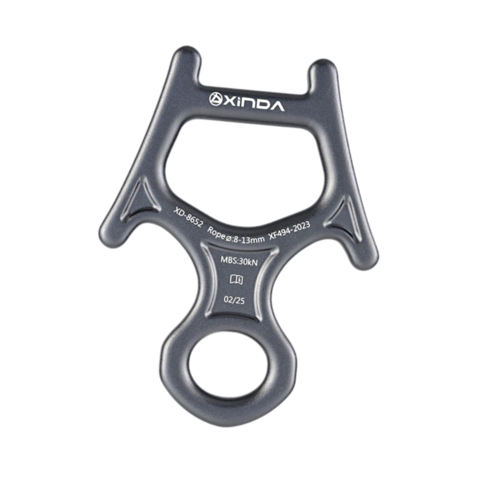 MAGIDEAL 30kN Descender Belay Device Downhill Equipment Belaying and Rappelling Gray