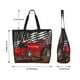 thumbnail image 5 of Balery tractor Bolsa Tote Estilo Estético con Cremalleras, Bolsa de Hombro, Bolsa de Compras Grande y Plegable, 5 of 8