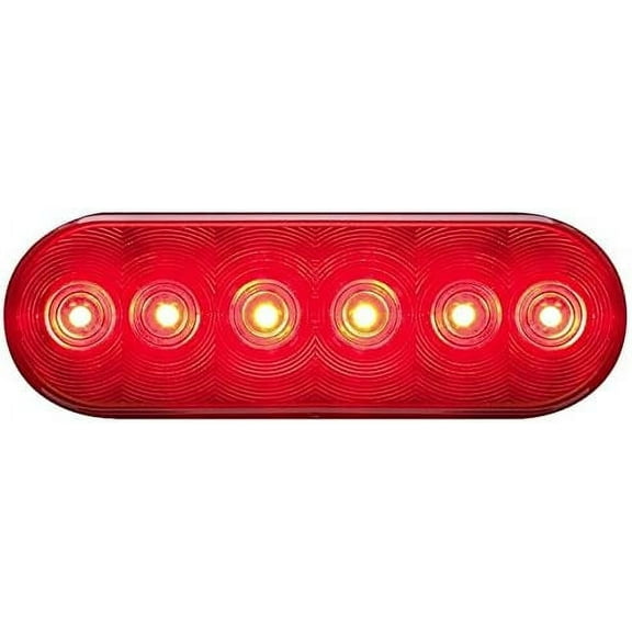 Optronics STL12RB Stop/Turn/Tail Light, Recess Mount, Pl-3 Connection, Red